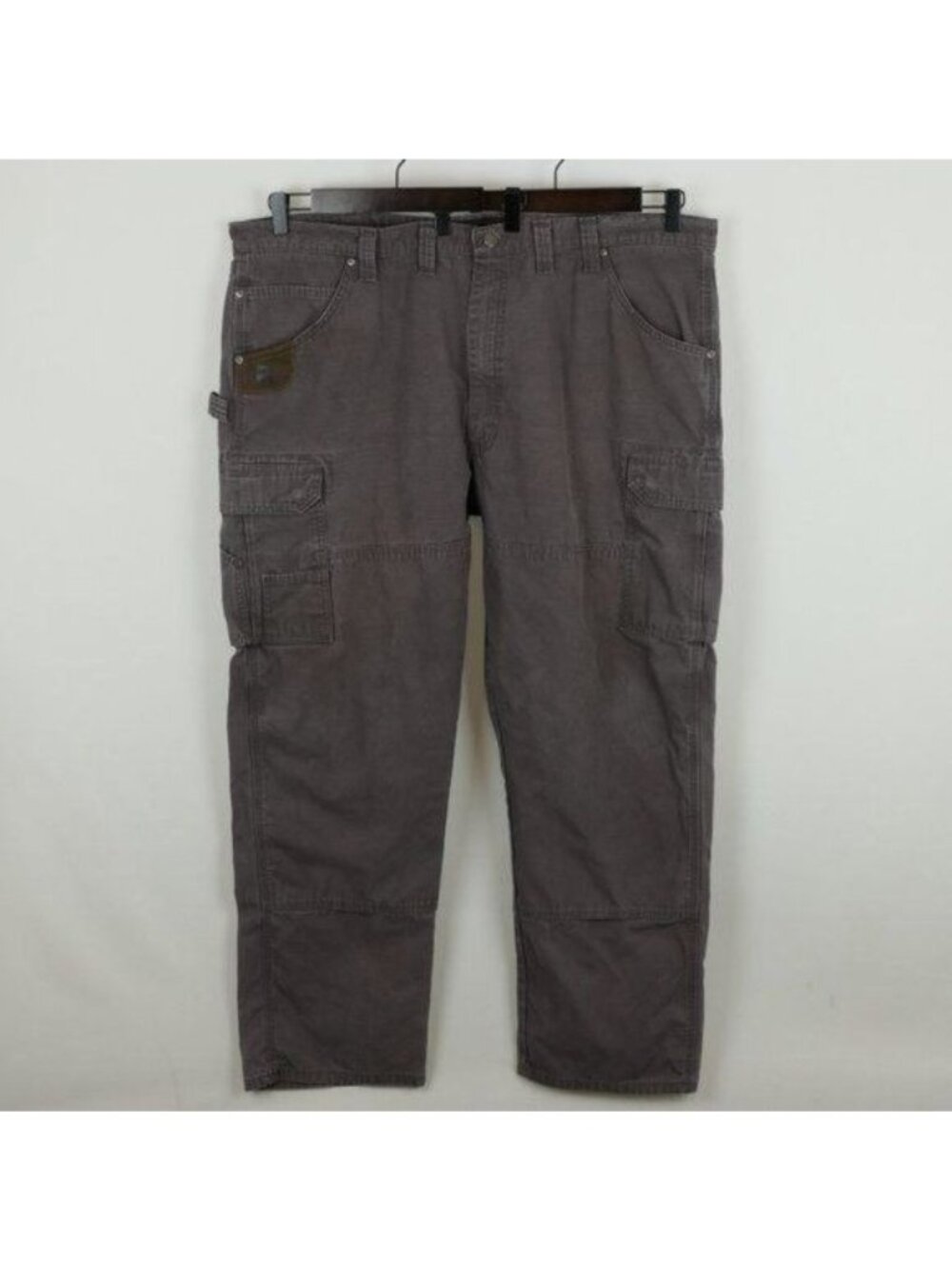 Wrangler Riggs Workwear Men's 44x32 Gray Ripstop Reinforced Ranger Pants